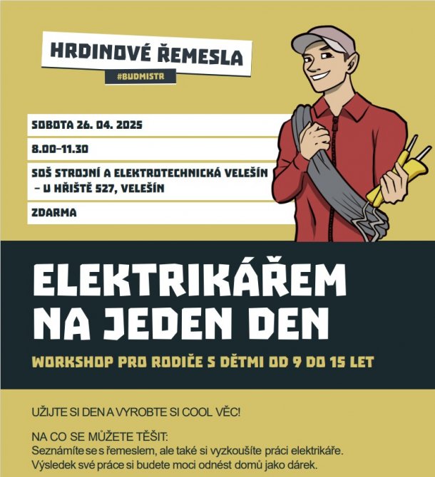 Workshop pro děti a rodiče na SŠ Velešín